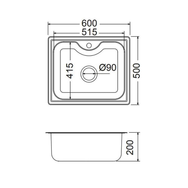 Νεροχύτης Arena 22060-110